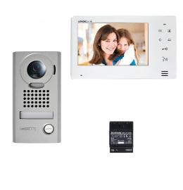 Interphone vidéo - Kit JOS1V vidéo platine saillie avec moniteur écran 7 pouces - touche sensitive AIPHONE