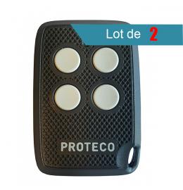 Télécommande PROTECO - ANGIE TELECOMMANDE 4 CANAUX PROTECO Pack de 2