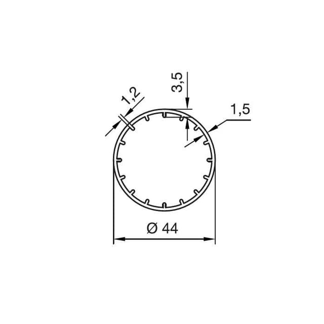 ERA S Adaptation rond 44×3.5 NICE
