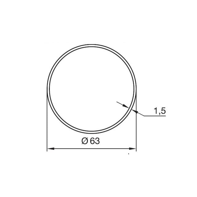 ERA S Adaptation rond 63×1.5 (Welser) – 62×0.6 (Deprat) roue + couronne NICE