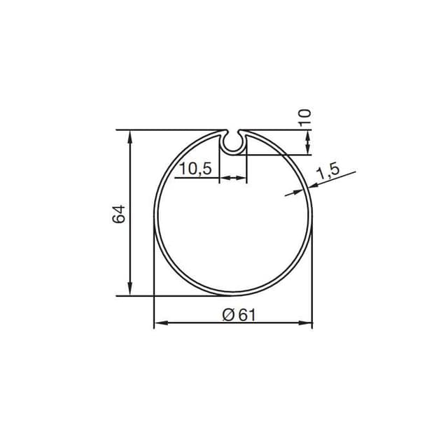 ERA S Adaptation ovale 61-64×1.5 NICE