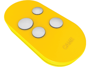 TOPD4RYS Télécommande jaune 4 canaux rolling code CAME