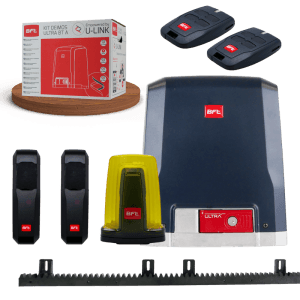 Kit DEIMOS BT ULTRA A400 Motorisation coulissant BFT + crémaillère