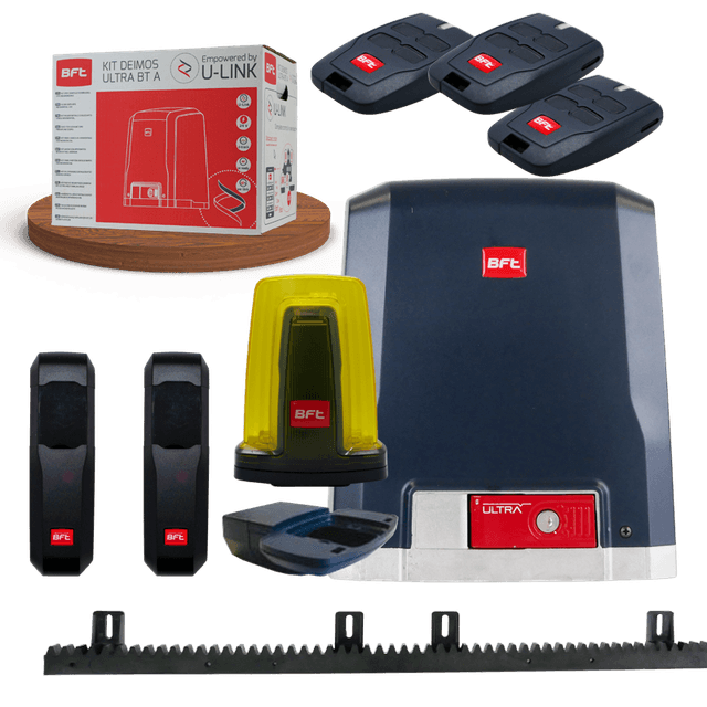 Kit DEIMOS BT ULTRA A400 Motorisation coulissant BFT + 1 Télécommande
