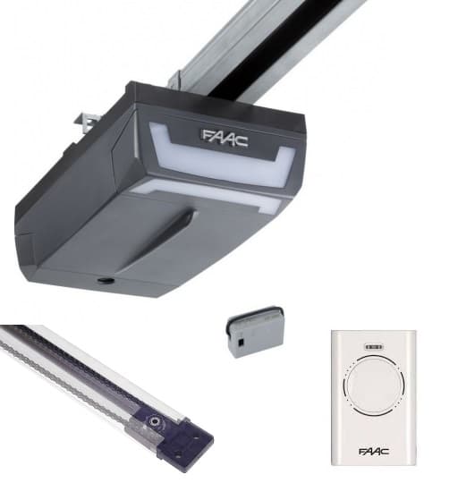 KIT DOLPHIN D700 ULTRA RAPIDE RAIL COURROIE Motorisation porte garage FAAC 24V