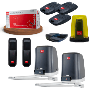 Kit VIRGO SMART BT B20 Automatisme portail 2 battants BFT 24 V + ACCESSOIRES SUPPLEMENTAIRES