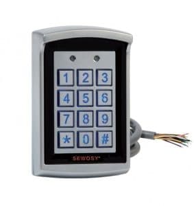 KR1000 CLAVIER A CODES ET/OU LECTEUR DE BADGES SEWOSY