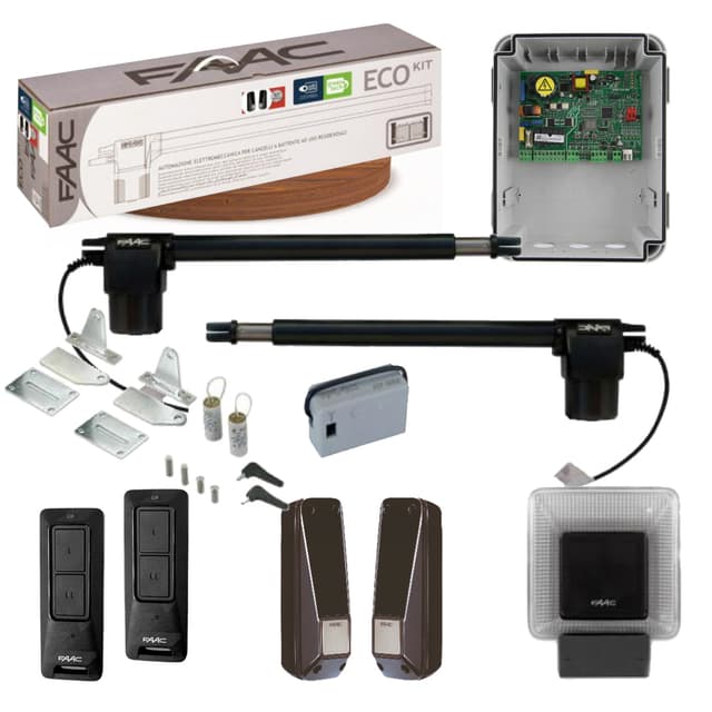 KIT ECO LONG INTEGRAL 412L SG Motorisation battant FAAC 230V