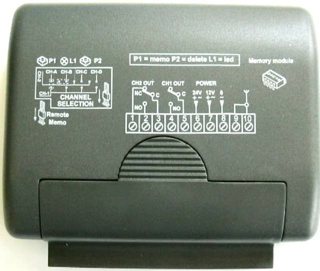 RQM449200 Récepteur CARDIN 2 canaux 433 MHz