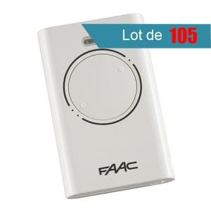 Télécommande FAAC XT2 868 SLH BLANC Pack de 105