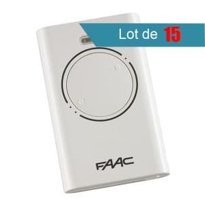 Télécommande FAAC XT2 868 SLH BLANC Pack de 15