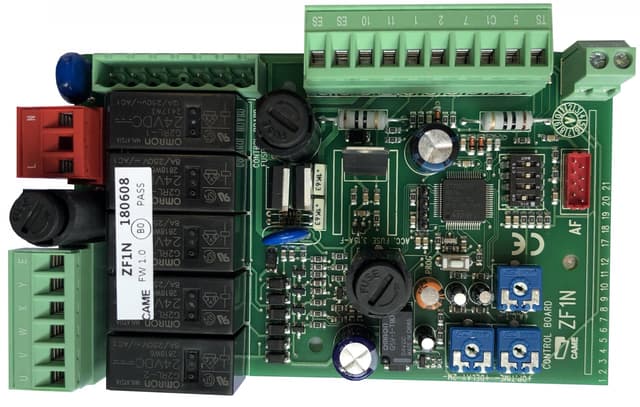 ZF1N Carte électronique sans boîtier pour portail battant CAME 230V