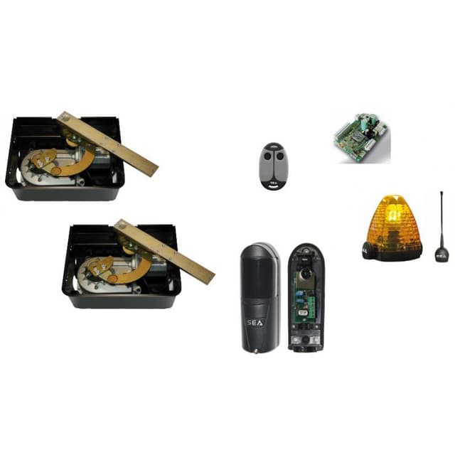 KIT FIELD OIL Motorisation enterrée pour portail 2 battants SEA 24V