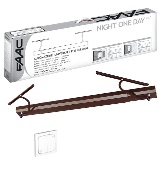 KIT NIGHT ONE DAY AUTO MARRON Automatisme volet battant FAAC