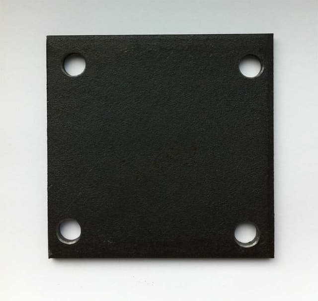 Plaque acier 100 x 100 à souder