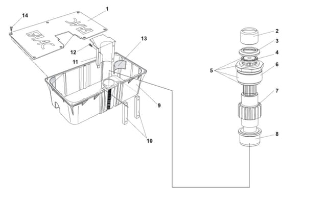 7192475 Pignon caisson 760 FAAC