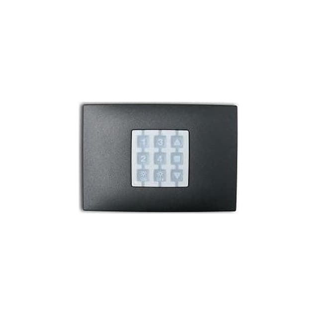 OPLA WRB Plaque murale rectangulaire noire NICE