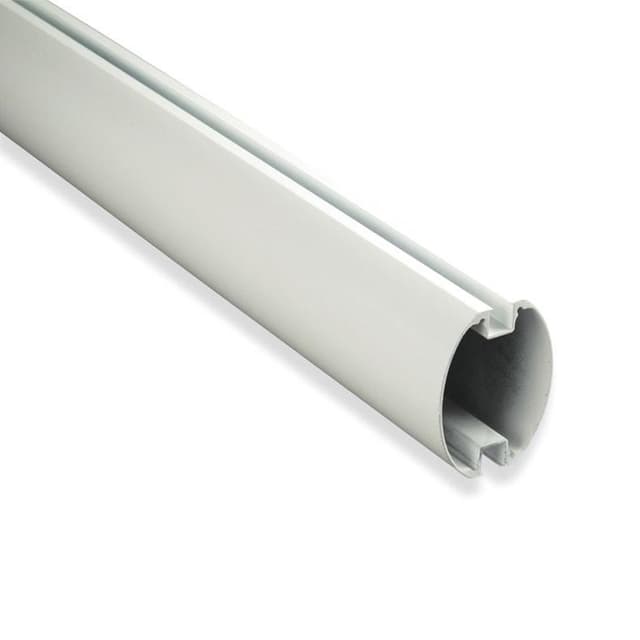 XBA19 Lisse blanche en aluminium 45x58x4000 mm NICE