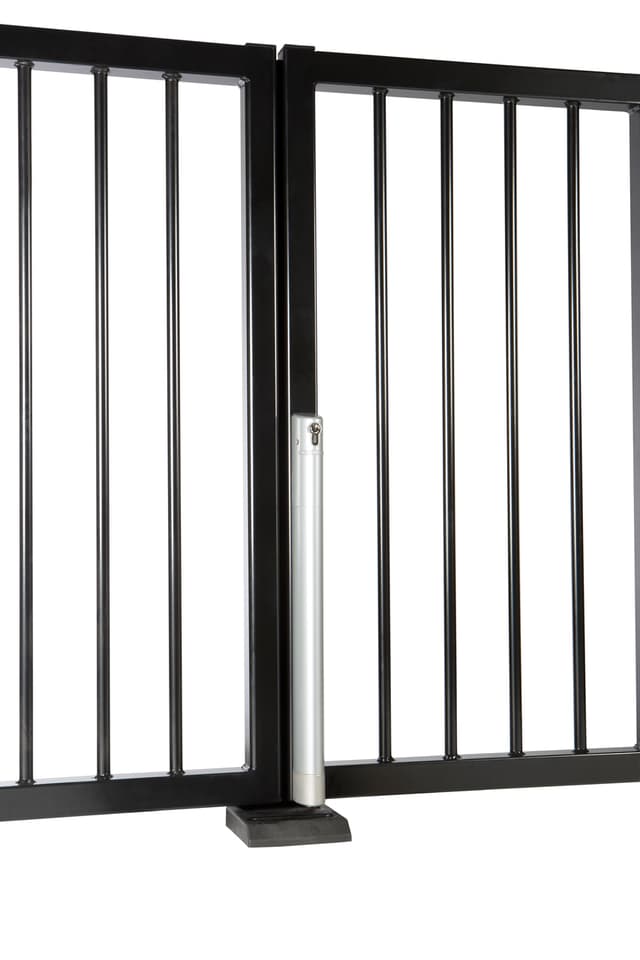 ELECTRADROP-E-SILV Verrou de sol électrique motorisé Aluminium LOCINOX