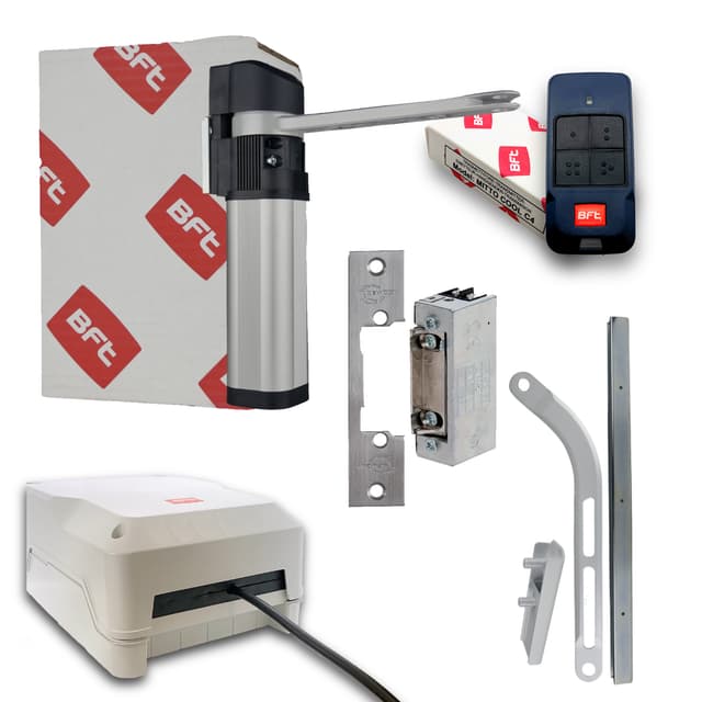 KIT E5 BT A12 MOTORISATION 24V POUR PORTILLON AVEC GACHE ELECTRIQUE BFT