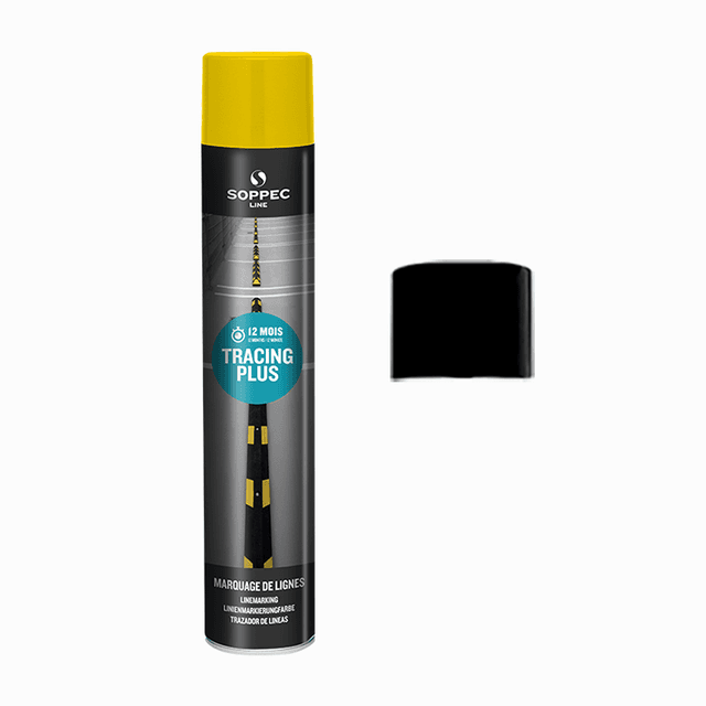 Peinture Noire pour marquage au sol Tracing Plus 750 ml SOPPEC