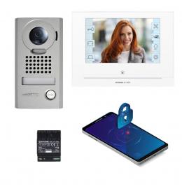 Interphone vidéo - Kit JOS1VW vidéo platine saillie avec moniteur écran 7 avec module WiFi intégré AIPHONE