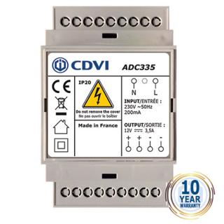 Autres accessoires - ADC335 Alimentation Régulée 12V 3,5A CDVI