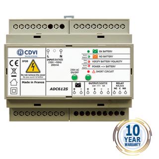 Autres accessoires - ADC612S Alimentation 12V DC secourable CDVI