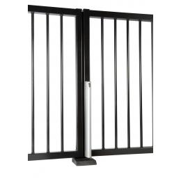 Organes de sécurité - ELECTRADROP-E-SILV Verrou de sol électrique motorisé Aluminium LOCINOX