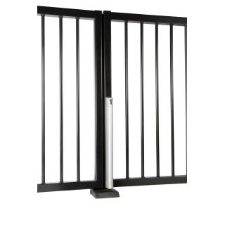 Organes de sécurité - ELECTRADROP-E-SILV Verrou de sol électrique motorisé Aluminium LOCINOX