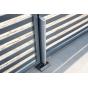 Organes de sécurité - ELECTRADROP-E-SILV Verrou de sol électrique motorisé Aluminium LOCINOX