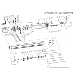 Pièces détachées - ATTACHE AVANT POUR MOTEUR MINI TANK SEA