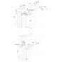 Organes de sécurité - SAMSON-2 Ferme-portail hydraulique pour grands portails LOCINOX