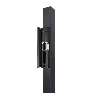 Organes de sécurité - MODULEC-SA-E-9005 Gâche électrique à émission en applique RAL 9005 LOCINOX