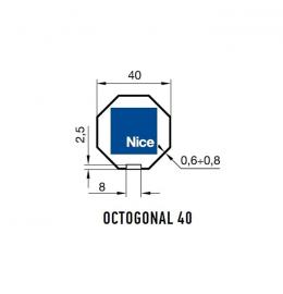 Accessoires de volet roulant - ERA S Adaptation octogonal 40 mm NICE