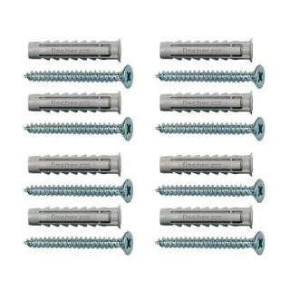 Consommables - Chevilles plastique diam 8mm et vis de 5 mm long 40 (lot de 8)