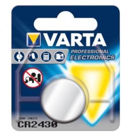 Piles pour télécommandes - Pile Bouton Lithium CR2430 3V VARTA