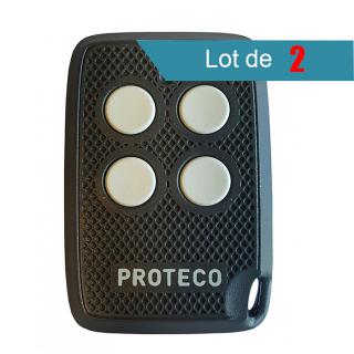 Télécommande PROTECO - ANGIE TELECOMMANDE 4 CANAUX PROTECO Pack de 2
