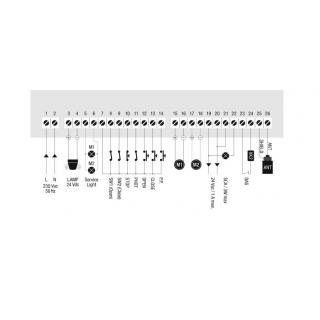 Centrales de commande - LOGICA 24 Centrale de commande pour porte basculante 24V BENINCA