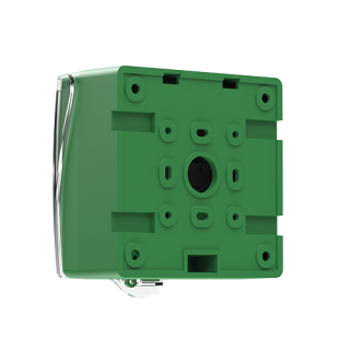 Organes de sécurité - SHOKV3 Déclencheur manuel vert 2 contacts + buzzer et led + capot SEWOSY
