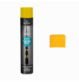 Consommables - Peinture jaune pour marquage au sol Tracing Plus 750 ml SOPPEC